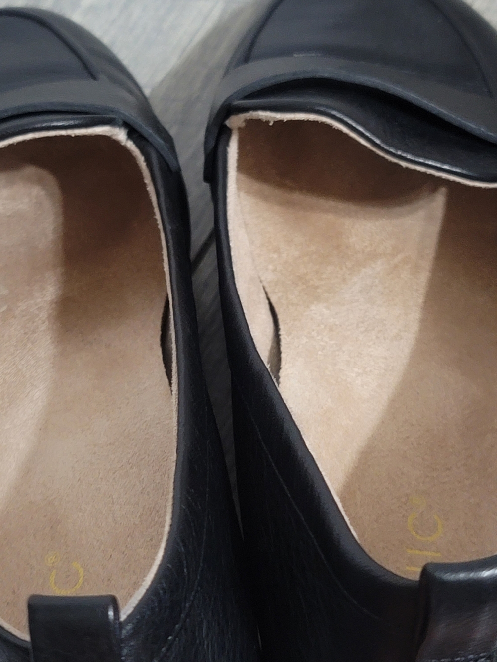 Vionic Black Leather Women's Tessa Loafers - Slip-On Comfort Classic Flats Sz9.5 - Picture 10 of 16